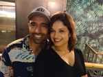 Robin Uthappa and his wife former tennis player Sheethal give major couple goals