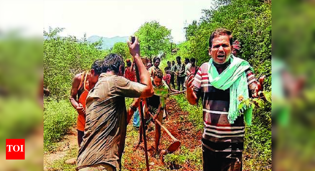 AP: Government sanctions funds after villagers lay road | Visakhapatnam ...