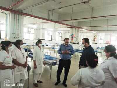 Meeting held by IAS officer Dr Vinod Rao at GMERS Hospital, Gotri
