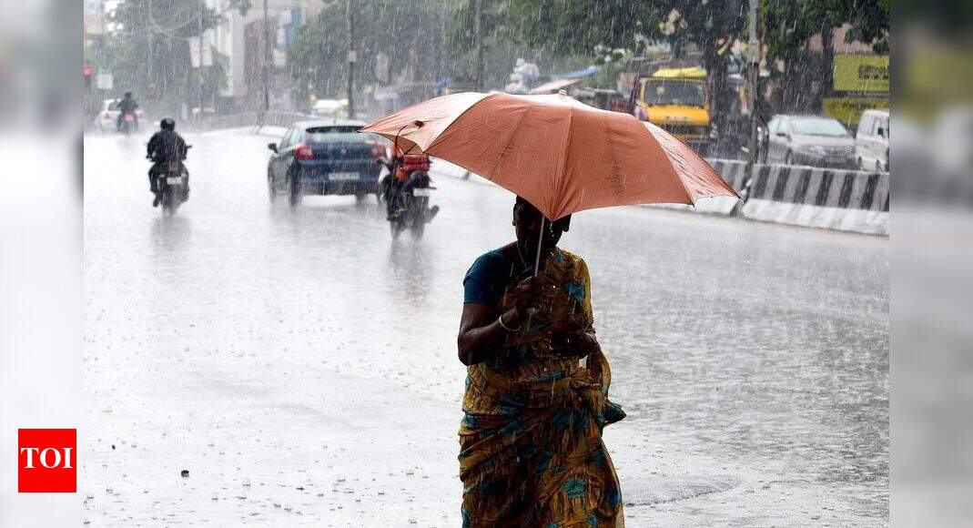 Rain in Hyderabad Weekend begins on a rainy note in Hyderabad Hyderabad News Times of India