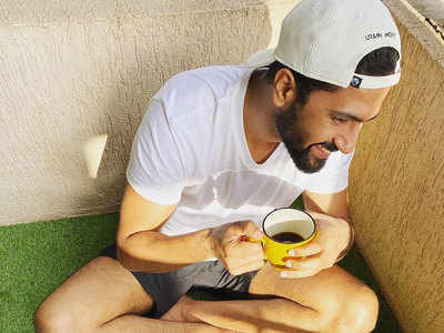 Vicky Kaushal’s Saturday is all about coffee love; see picture