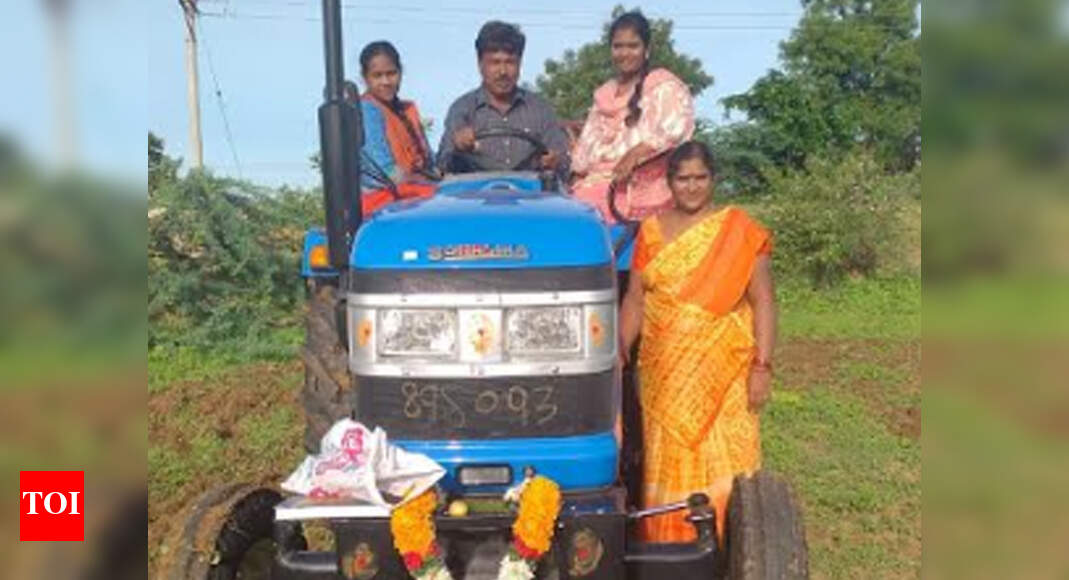 Farming turns joyous for Andhra Pradesh man who was gifted tractor by