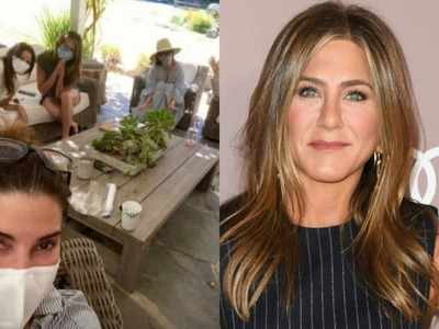 Jennifer Aniston posts pic from Sandra Bullock's socially distant birthday bash
