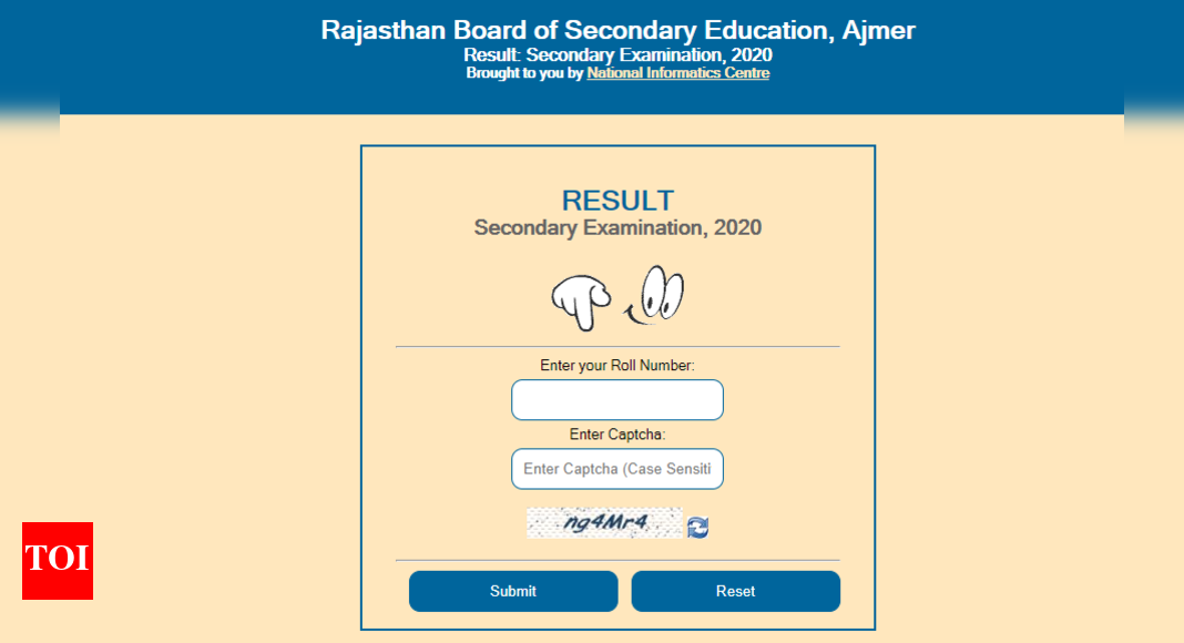 RBSE 10th result 2020 Rajasthan BSER class 10 results now available on
