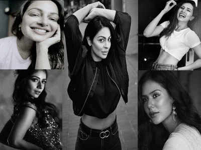 #ChallengeAccepted: Neeru Bajwa, Rubina Bajwa, Sonam Bajwa and more Punjabi actresses post black and white pictures as a part of women supporting women