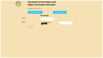 Goa Board 10th, 12th Timetable 2024 released on gbshse.in; check dates here  - Times of India