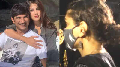 Rhea Chakraborty's lawyer arrives at her house after Sushant Singh Rajput's father's FIR against her