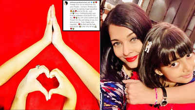 Aishwarya Rai Bachchan thanks fans and well wishers for their prayers after getting discharged from hospital with daughter Aaradhya