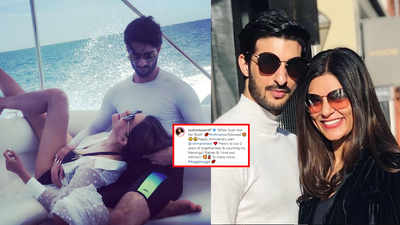 Sushmita Sen shares beautiful loved-up post for her 'Jaan' Rohman Shawl as the couple celebrates 2-year of togetherness