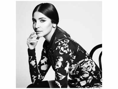 anushka sharma black and white dress Alice McCall