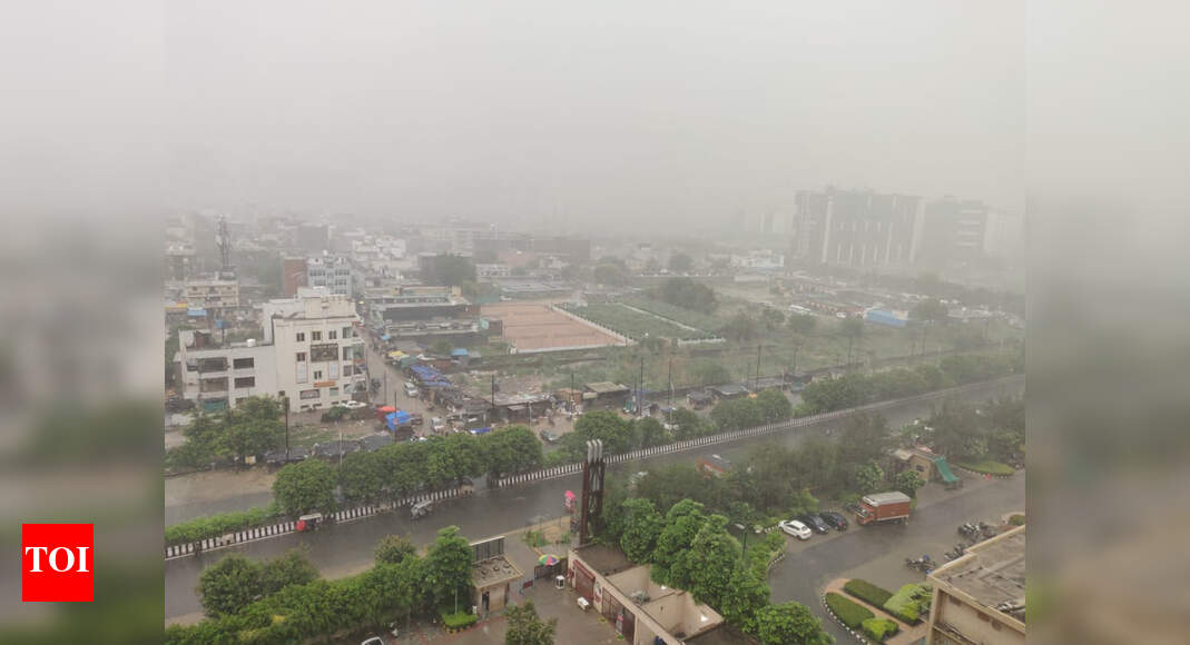 Rain in Delhi NCR Rains bring relief from sultry weather in DelhiNCR