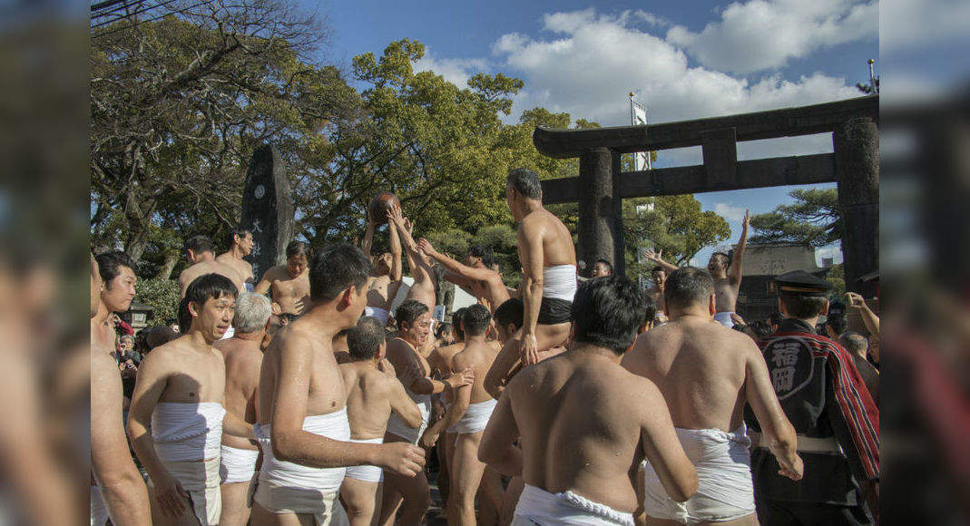 Did you know about Japans annual Naked Festival?, Japan image