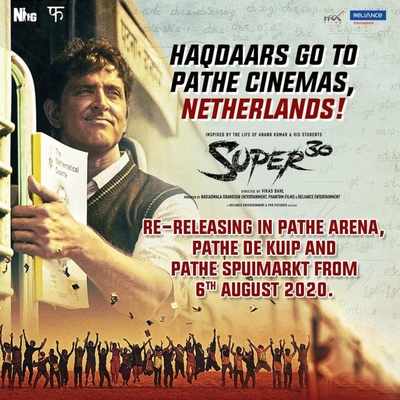 Hrithik Roshan's 'Super 30' to re-release in Netherlands on August 6