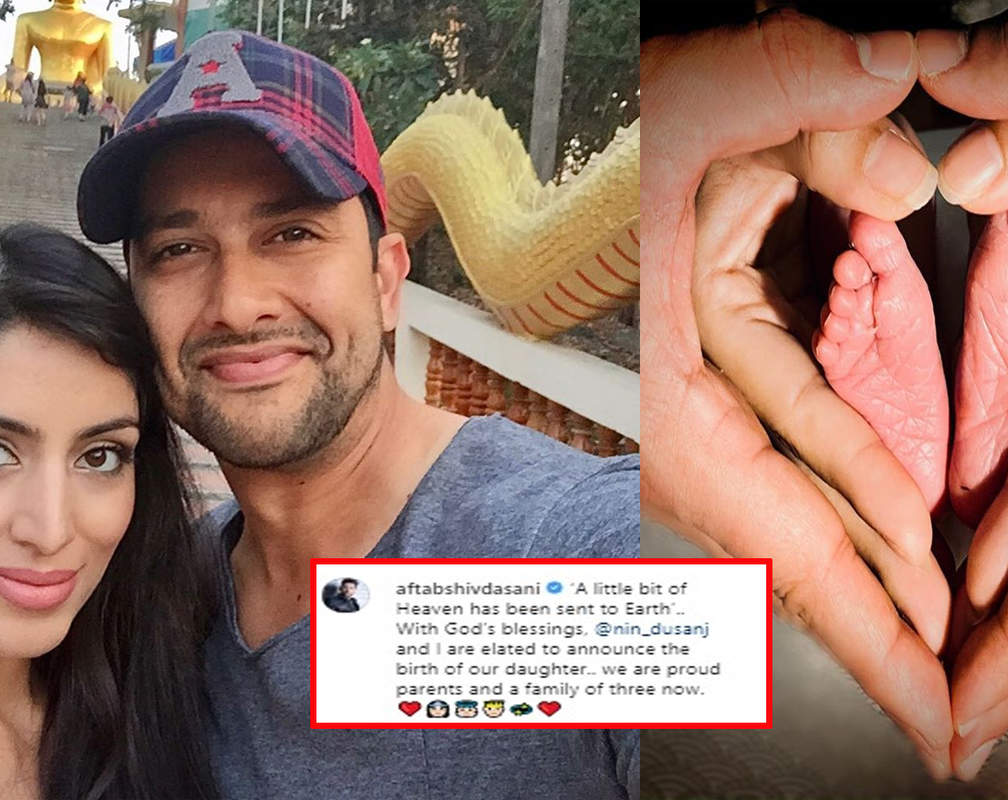 
Aftab Shivdasani and wife Nin Dusanj welcome a baby girl, share an adorable post
