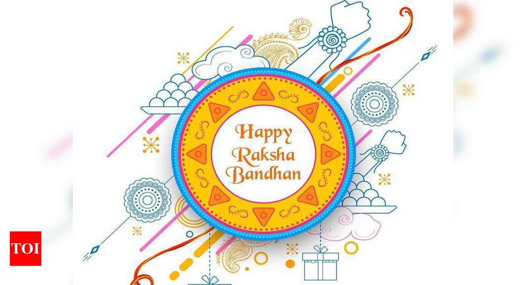Free Vector | Happy raksha bandhan elegant stylish text design background