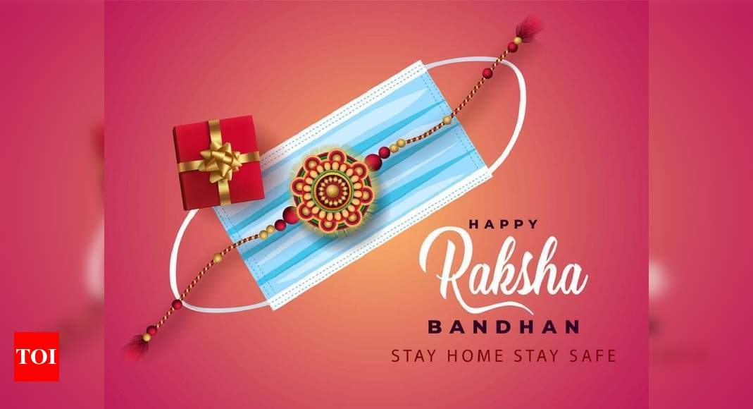Image of Happy Raksha Bandhan, Rakhi, Brother And Sister Love Greeting  Poster, Card, Vector-UQ911295-Picxy