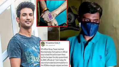 Sushant Singh Rajput death case: Bihar IPS officer forcibly quarantined by BMC on his arrival in Mumbai, reveals Bihar DGP
