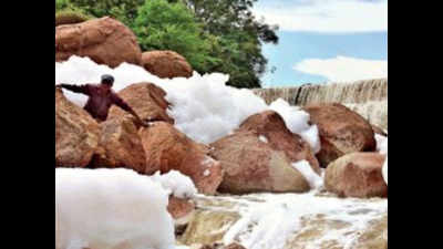 Hyderabad lakes spill toxic froth into houses in Miyapur, Kukatpally
