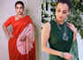Vidya and Dia wore a sari with a hole in the pallu!