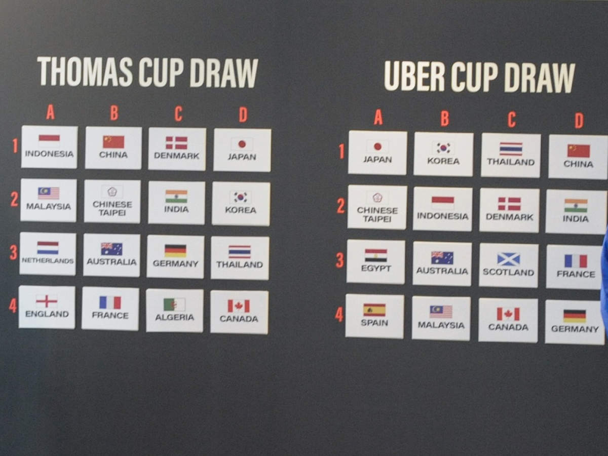 Thomas cup results
