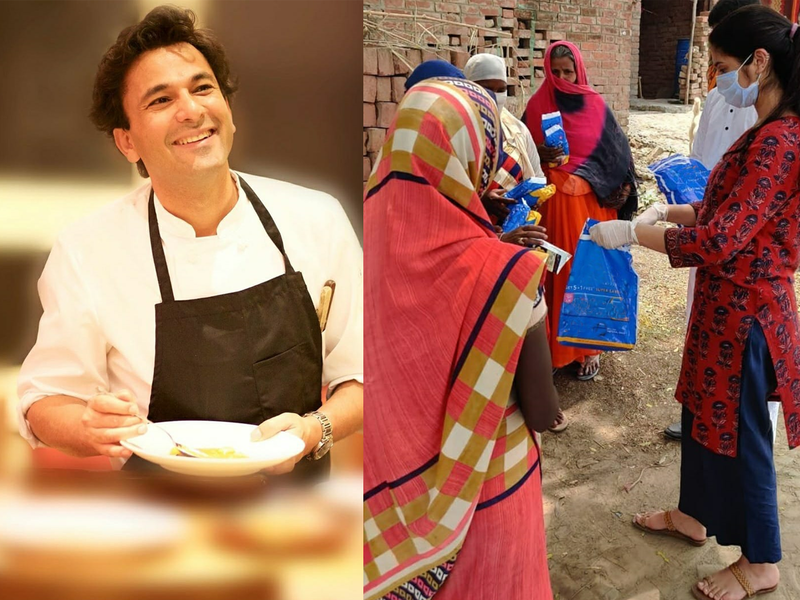 On Raksha Bandan, Chef Vikas Khanna distributes 3 million sanitary napkins