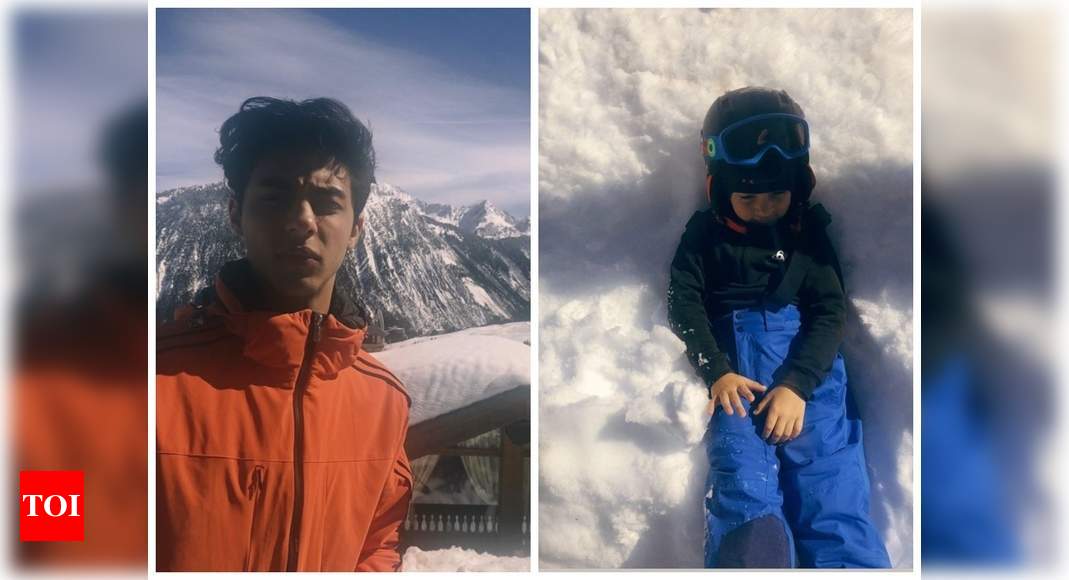 Suhana Khan Shares Adorable Pictures Of Brothers Aryan Khan And AbRam ...