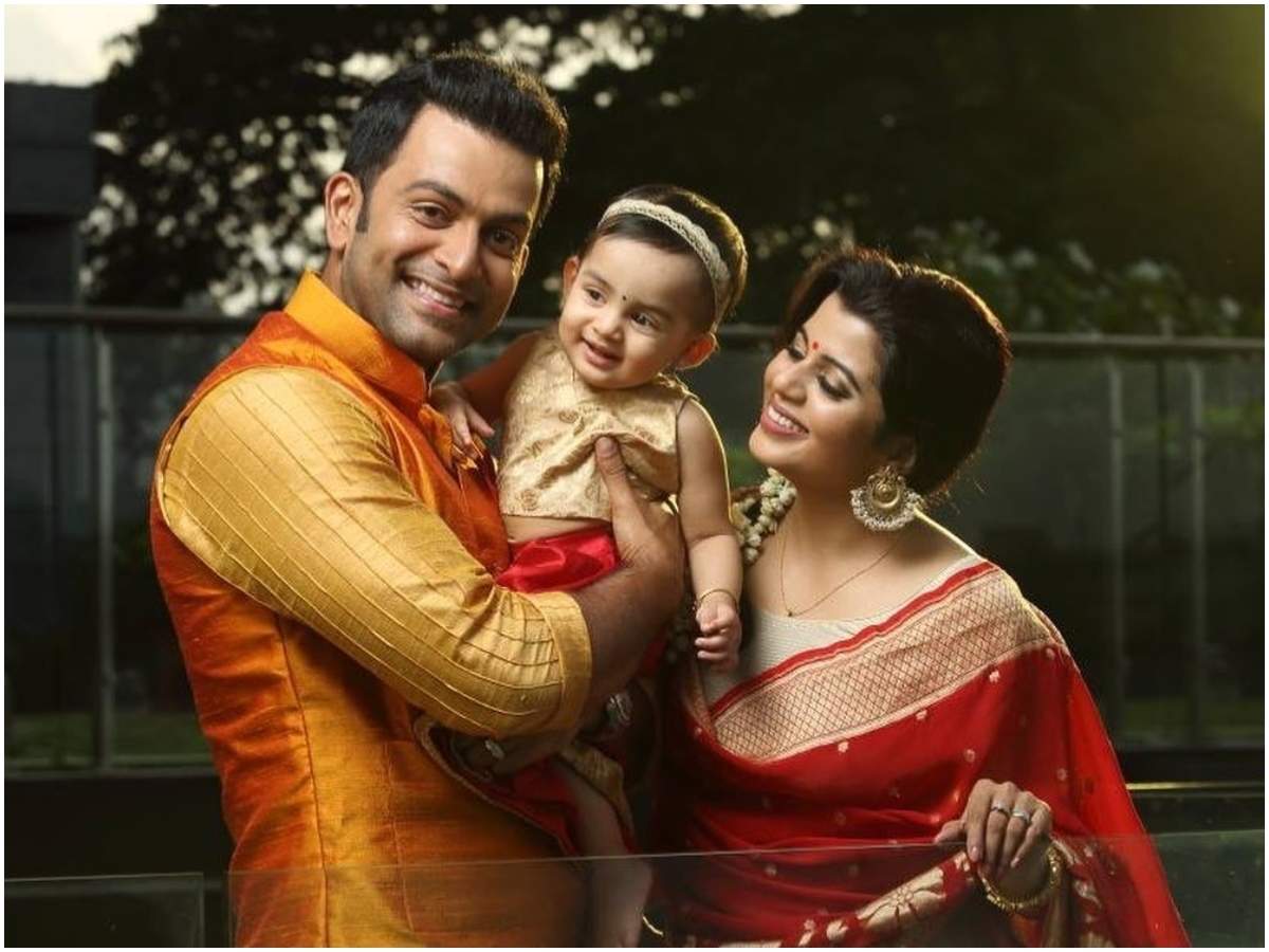 Prithviraj And Supriya Received A New Set Of Guidelines From Their Little Munchkin Malayalam Movie News Times Of India