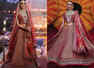 This bride stunned everyone with her red zardozi lehenga