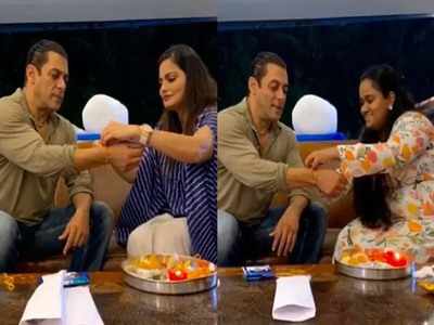 Salman Khan shares a video of his Raksha Bandhan celebration; captions, "Yeh bandhan to pyar ka bandhan hai"