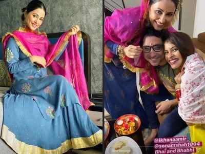 Here's how Hina Khan celebrated Raksha Bandhan