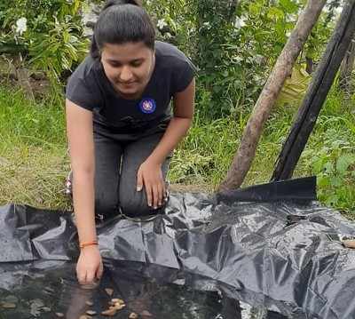NSS volunteers work towards water conservation