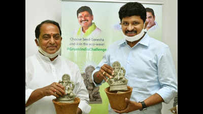 Telangana: Eco-friendly Seed Ganesha launched in Hyderabad