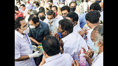 Public figures breach Covid-19 protocols in Tamil Nadu