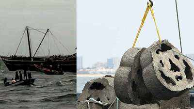 Artificial reefs sunk off Chennai’s coast to help fishermen net good catch