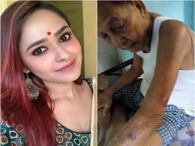 Actress Mishmee Das alleges maternal grandparents physically abused by their own children, posts pics showing their bruises