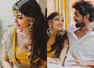 Miheeka Bajaj-Rana Daggubati wedding: Bride-to-be stuns in yellow lehenga and seashell jewellery on Haldi day