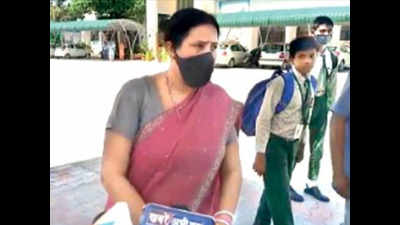 Panchkula: Govt school calls kids, holds classes amid Covid pandemic