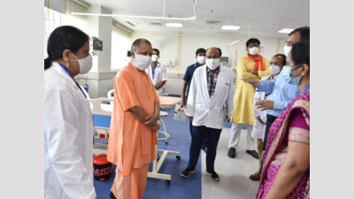 Noida gets 400-bed dedicated Covid hospital, CM Yogi Adityanath reviews facilities