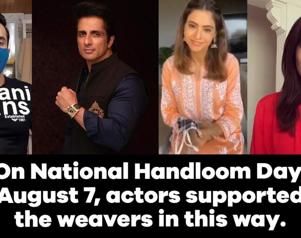 
On National Handloom Day, actors support weavers
