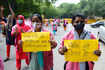 ASHA workers hold protest in New Delhi