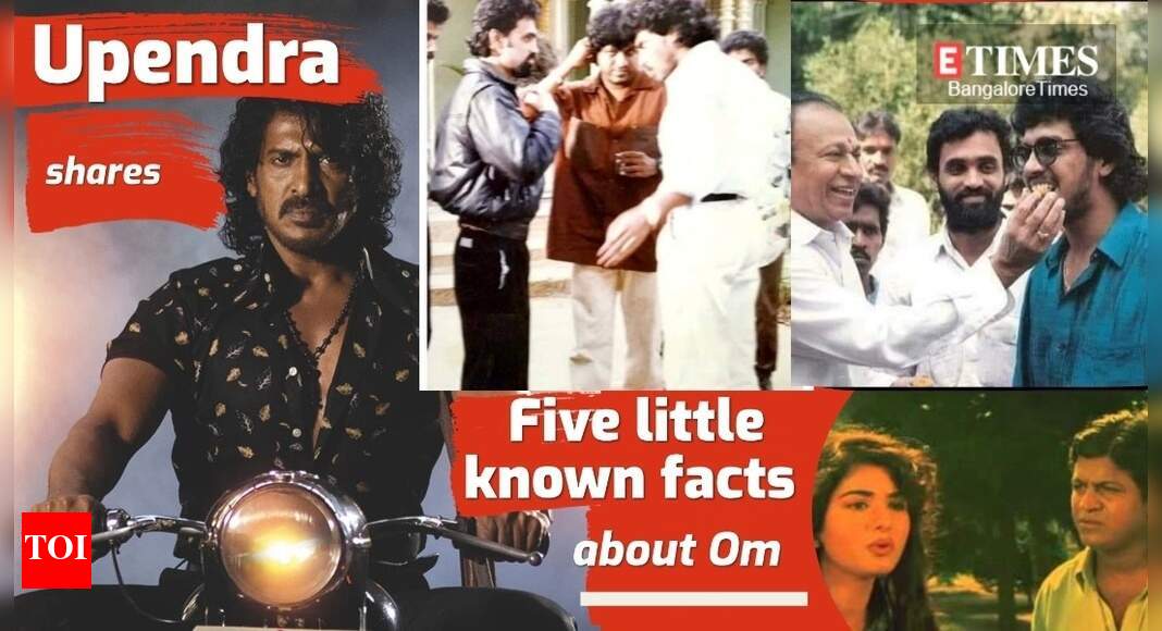 Upendra shares five little-known details about Shivarajkumar starrer Om ...