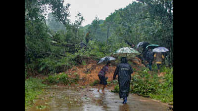 Karnataka landslide: Search operation of four missing persons underway in Kodagu