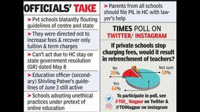 Edu dept: We are helpless, can’t act against pvt schools