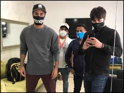 Ranbir Kapoor gets back to work amid COVID-19; makes a statement with his cool face mask