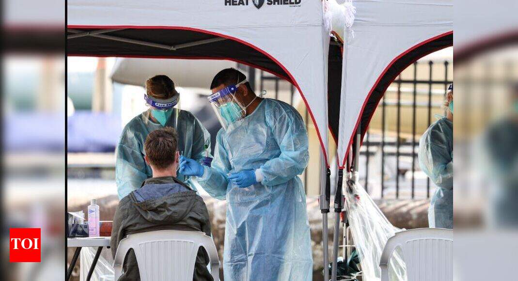 Global coronavirus cases top 20 million, doubling in 45 days - Times of ...