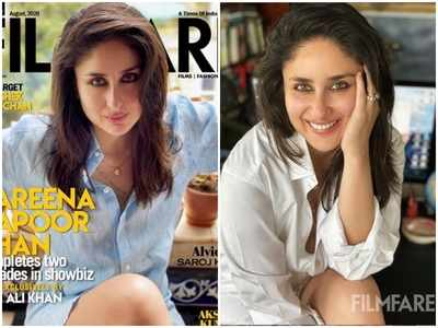 Kareena Kapoor Khan looks stunning on Filmfare's latest cover, husband Saif Ali Khan turns photographer for her