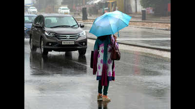 Delhi sees sporadic light rains, humidity levels shoot up