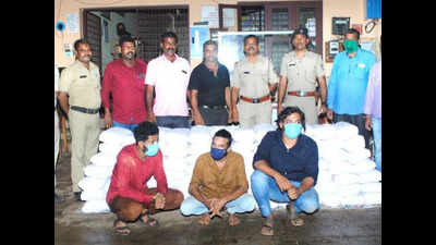 Karnataka: 175 kg ganja seized, 3 held in Dakshina Kannada