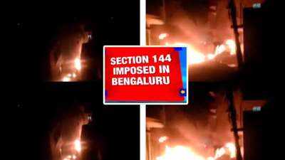 Violent clash over post on Prophet Muhammad: Section 144 imposed in Bengaluru, 60 cops injured