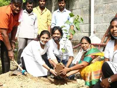Protecting tree saplings is my ambition, says actor Soundararaja